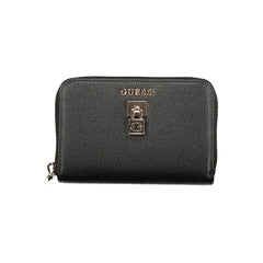 Guess Jeans Nero Polyurethan Damen Portemonnaie