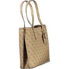 Guess Jeans Beige Polyurethaan Dames Handtas