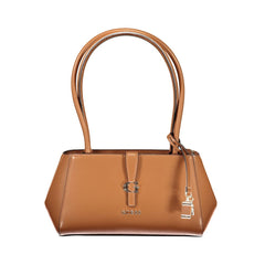 Guess Jeans Braune Polyurethan Damenhandtasche