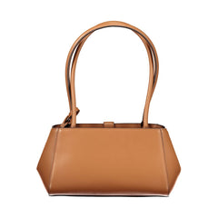 Guess Jeans Braune Polyurethan Damenhandtasche
