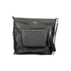 Guess Jeans Schwarze Polyurethan-Damenhandtasche