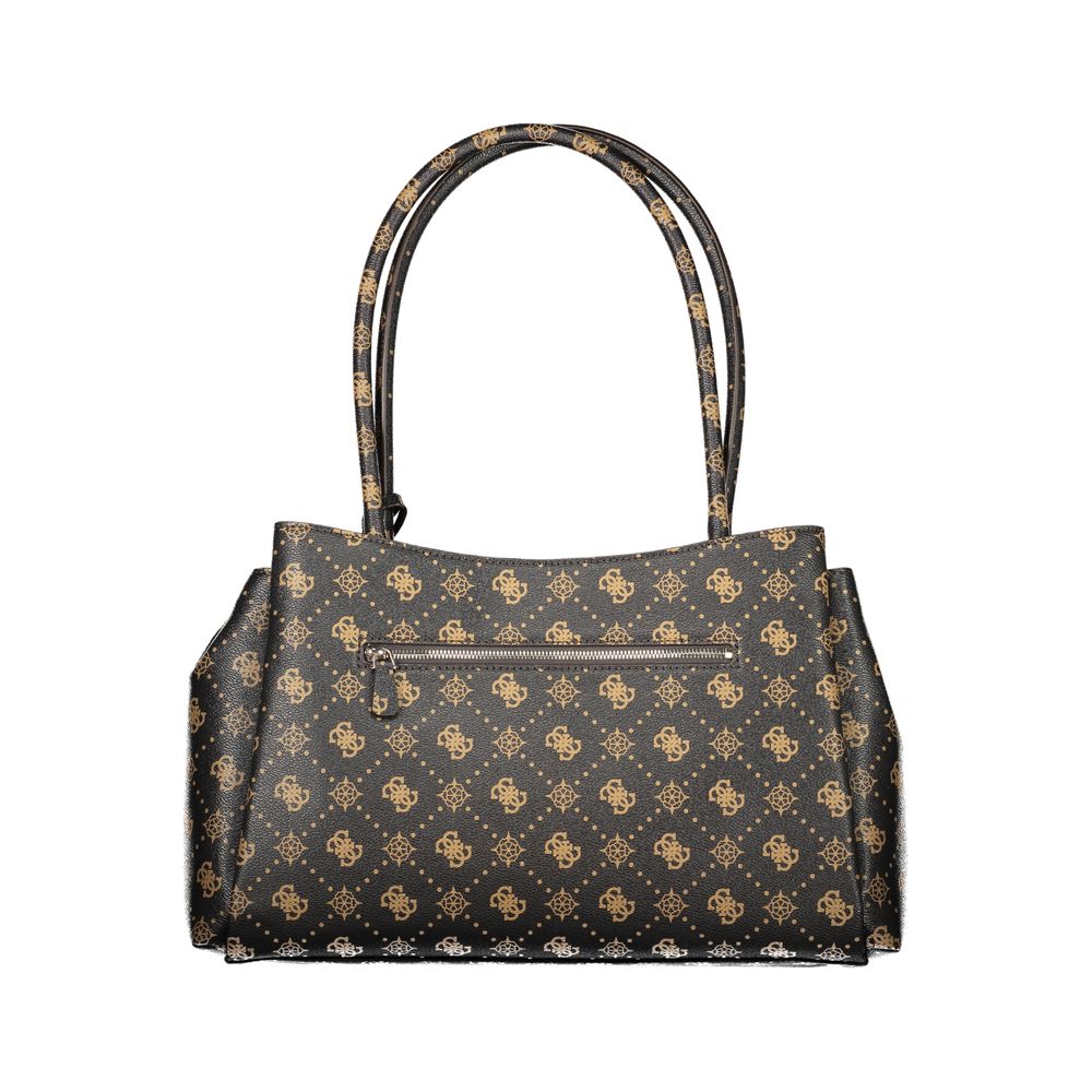 Guess Jeans Braune Polyurethan Damen Handtasche