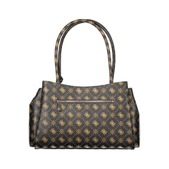 Guess Jeans Braune Polyurethan Damen Handtasche