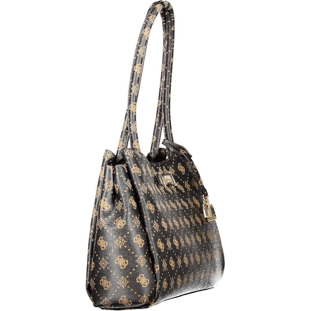 Guess Jeans Braune Polyurethan Damen Handtasche