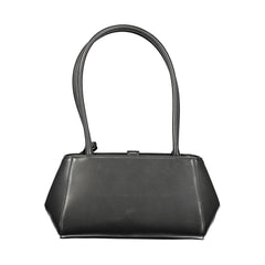 Guess Jeans Nero Polyurethan Damen Umhängetasche