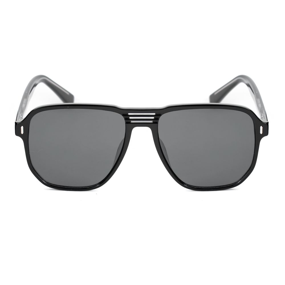Bobroff Sonnenbrille aus schwarzem Acetat