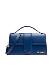 Jacquemus Dunkelblaue Le Grand Bambino Handtasche aus Leder