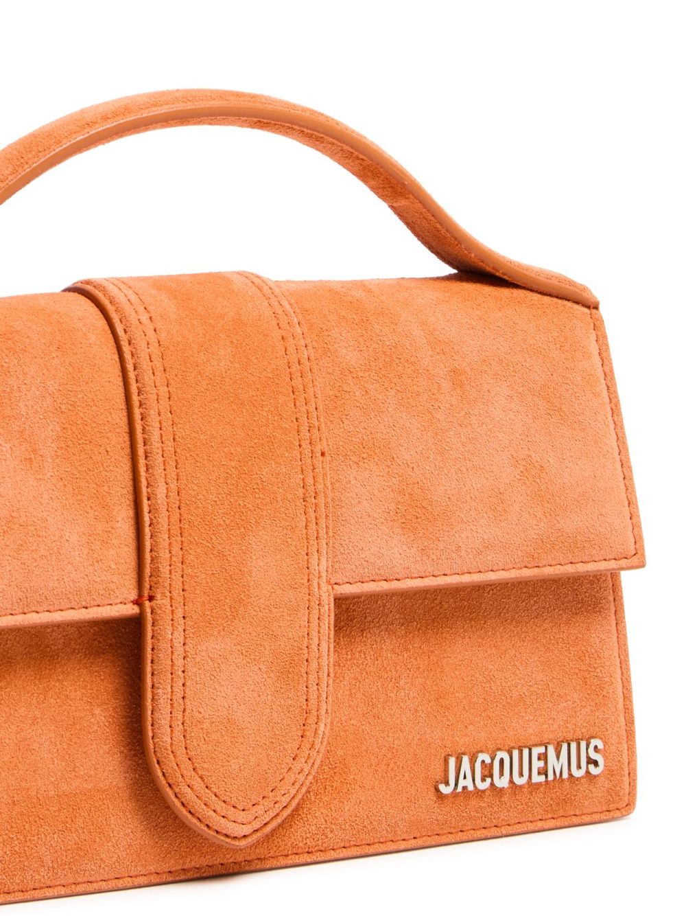 Jacquemus Terracotta Leren Le Grand Bambino Handtas