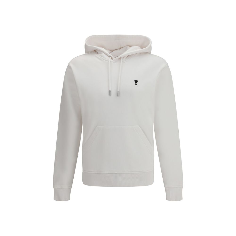 Ami Paris Weißes Baumwoll-Sweatshirt