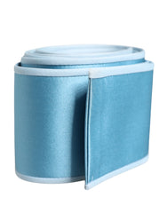 Dolce & Gabbana Light Blue Seidensatin-Taillengürtel für Damen