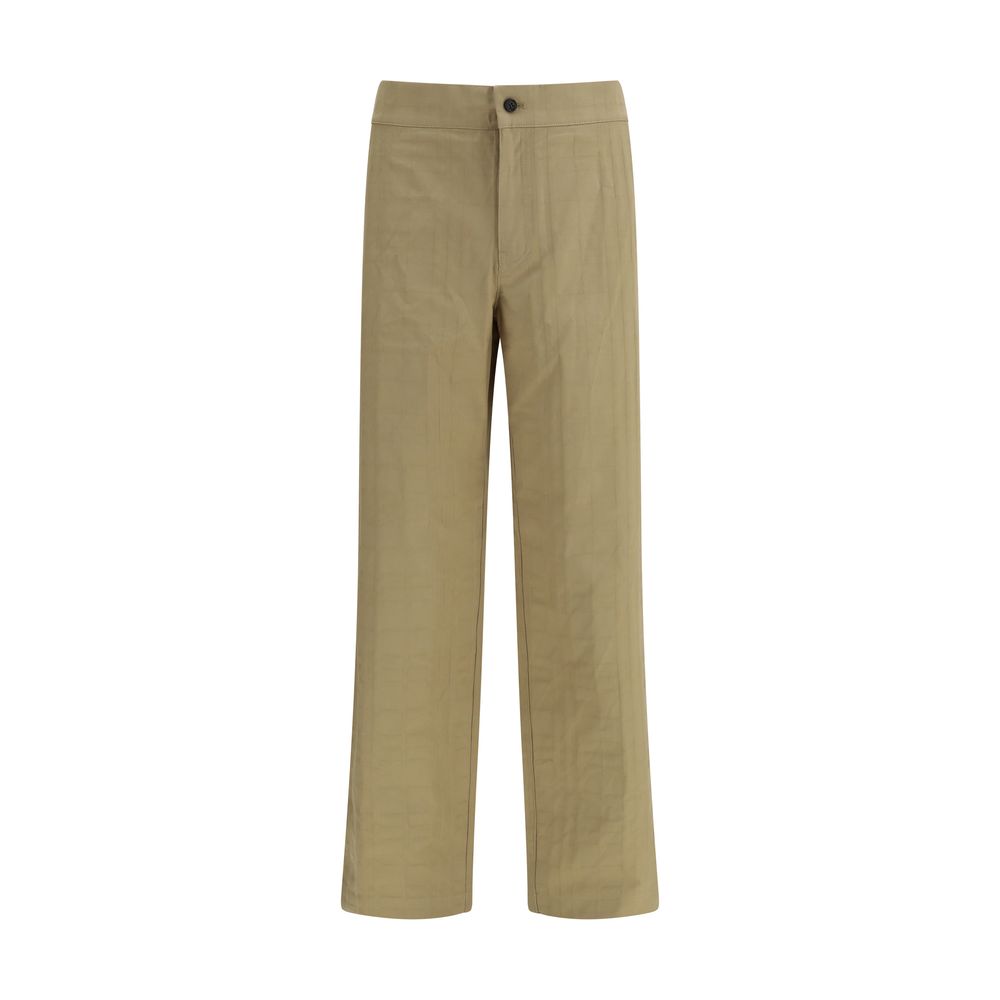 Burberry beige katoenen vrijetijdsbroek