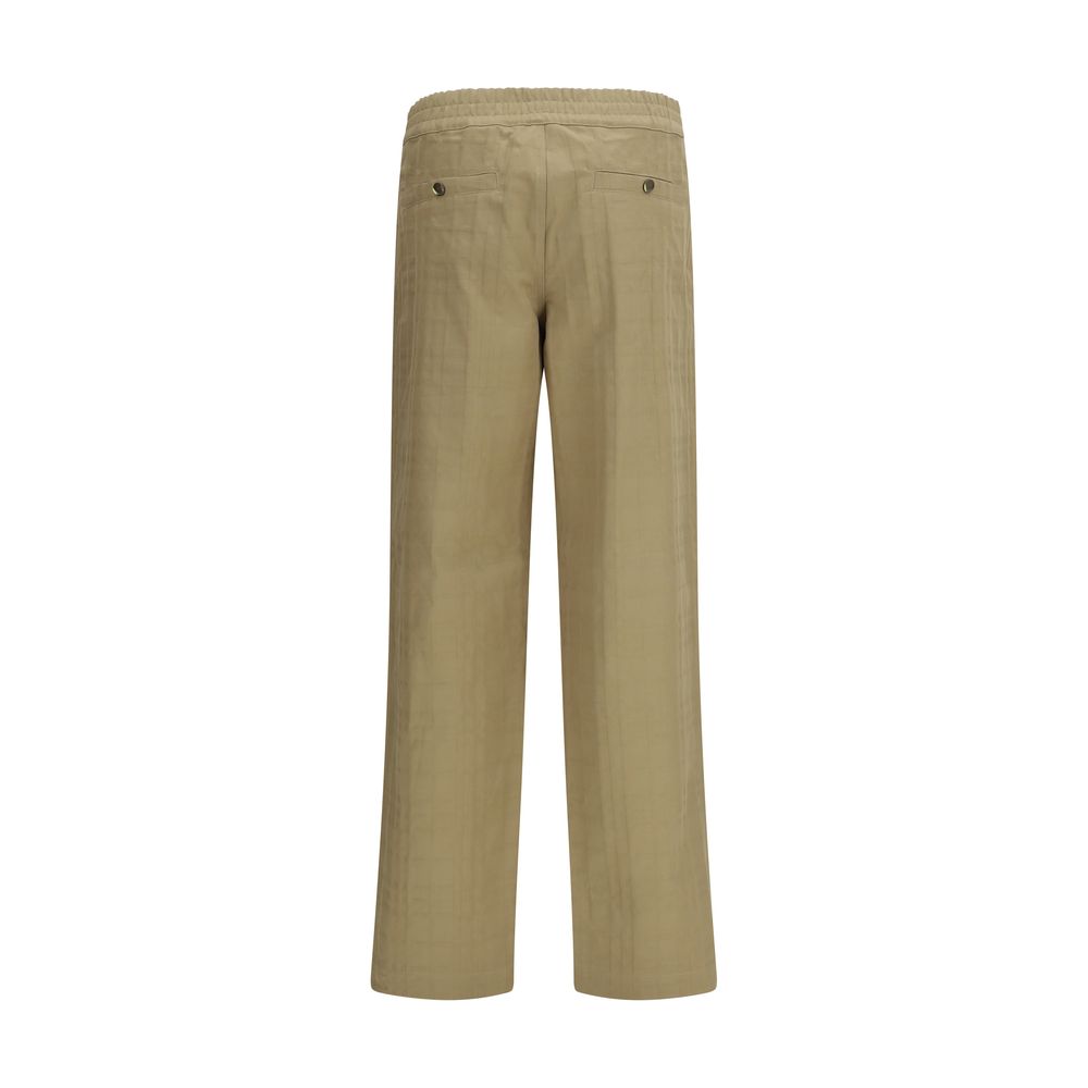 Burberry beige katoenen vrijetijdsbroek