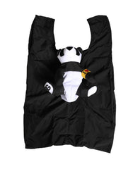 Dolce & Gabbana Herren schwarze Polyester Panda Stofftier-Einkaufstasche