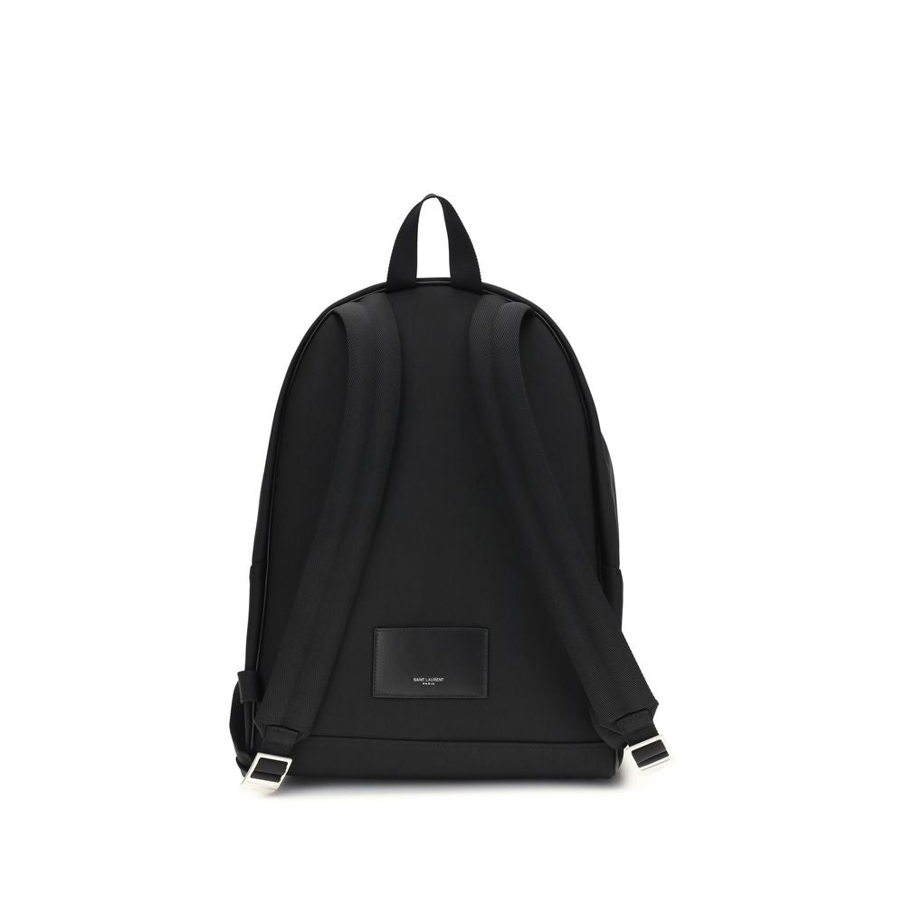 Saint Laurent Zwarte Nylon Rugzak