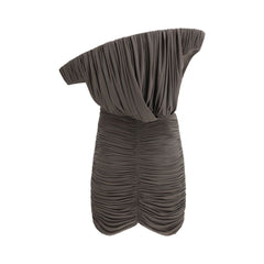 Magda Butrym Brown Copper Casual Dress