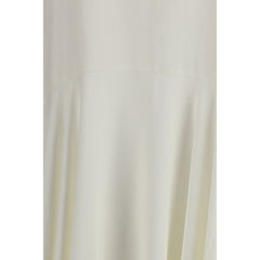 P.A.R.O.S.H. White Linen Casual Dress