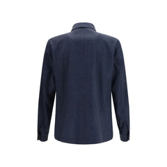 Etro Blue Wool Oves Aries Jacket