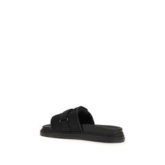 Fendi Zwarte Polyamide Sandalen
