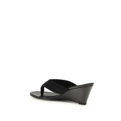 Coperni Schwarze Keilsandalen aus Polyamid