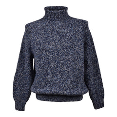 Brunello Cucinelli Blaues Woll-Sweatshirt