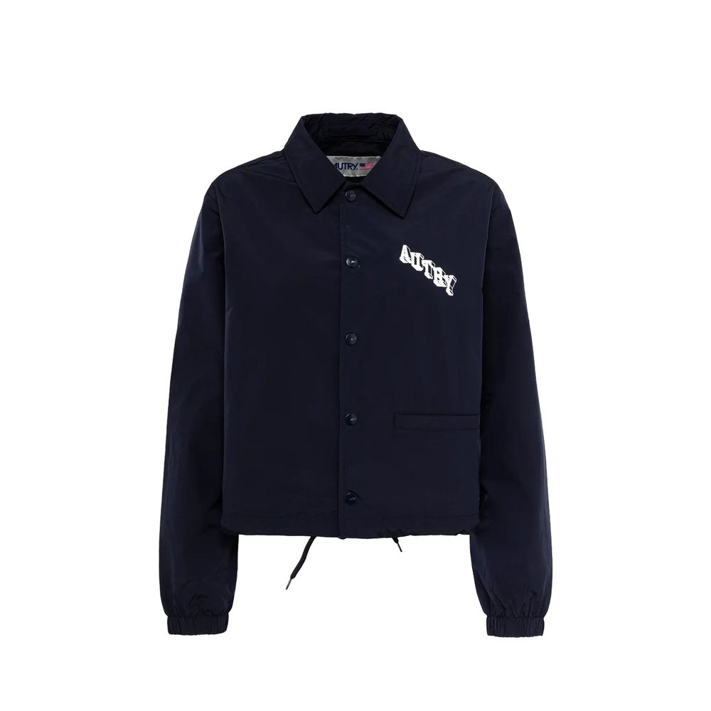 Autry Jacke aus blauem Polyestergewebe
