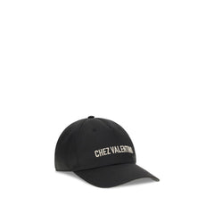 Valentino Garavani Schwarze Baumwollkappe (Baseballkappe)