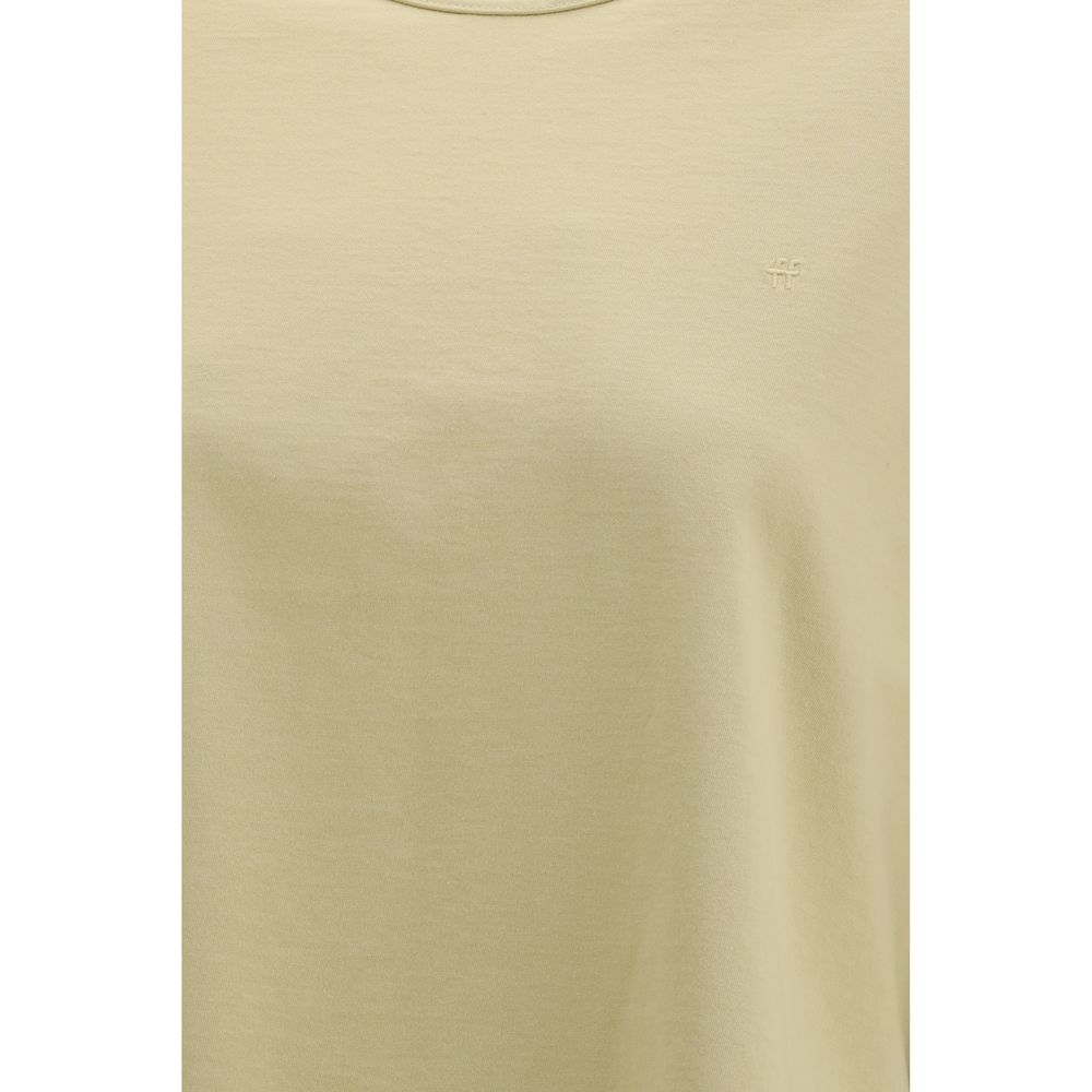 Forte_Forte Beiges Baumwoll-T-Shirt