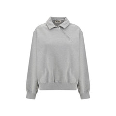 Miu Miu Grau Baumwoll-Sweatshirt