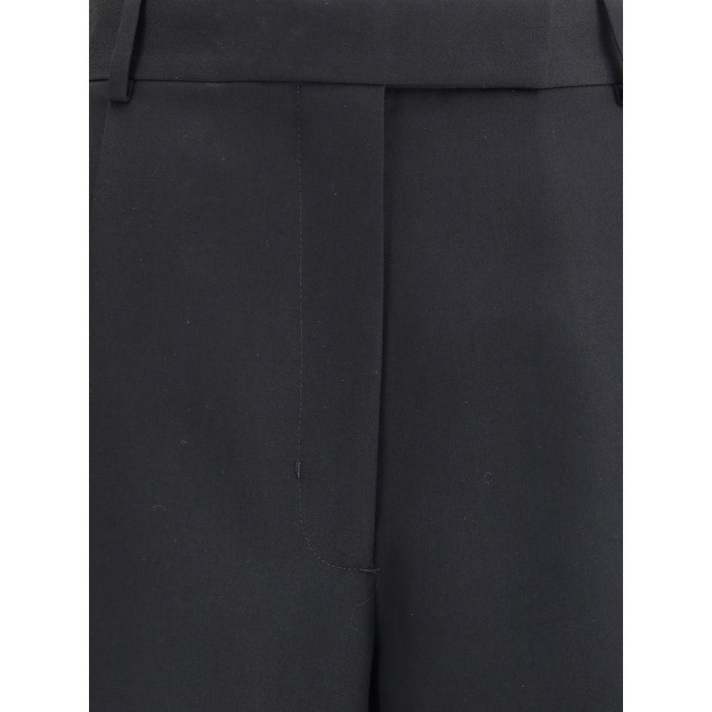 Tom Ford Zwarte Wollen Oves Aries Pantalon