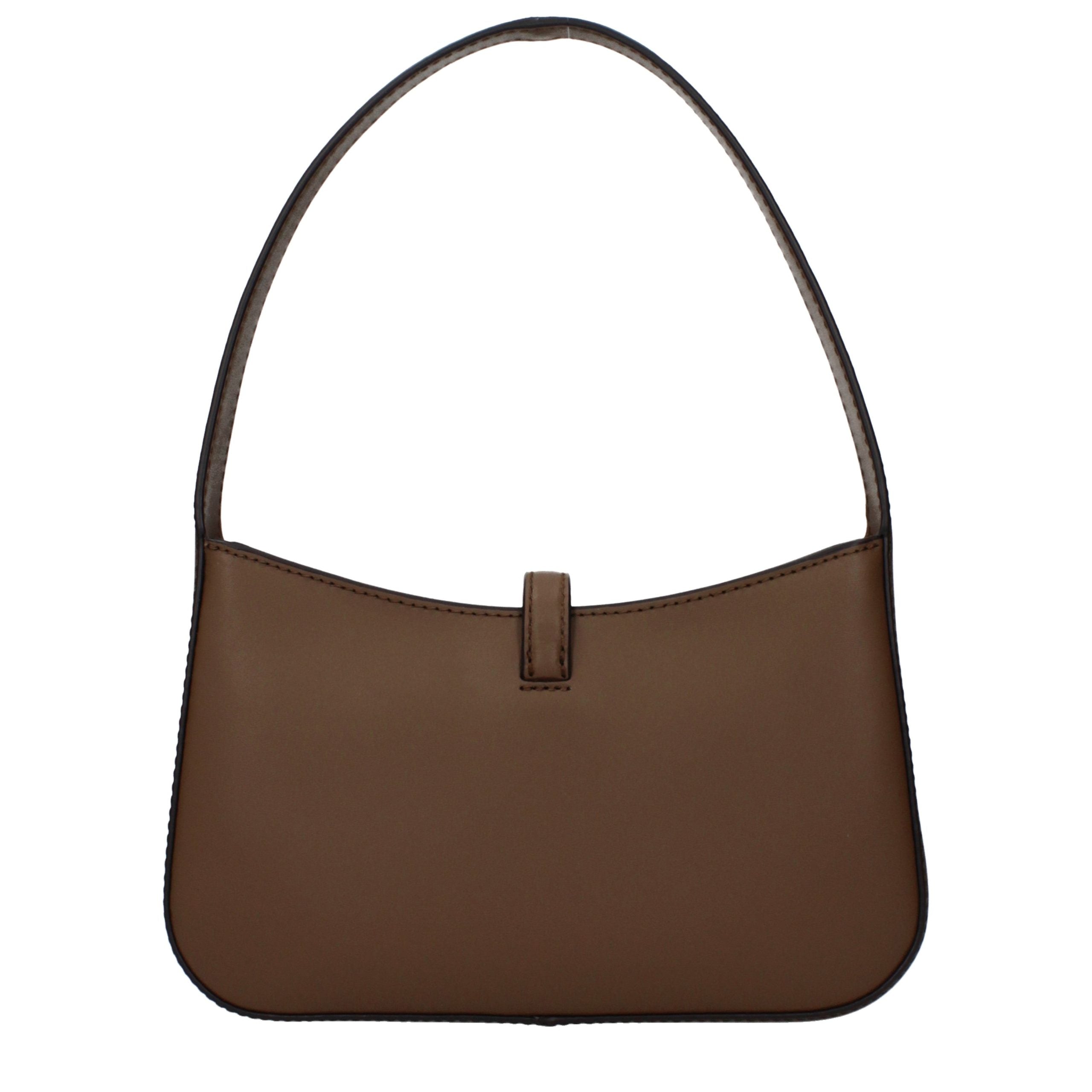 Michael Kors Bruine Leren Handtas