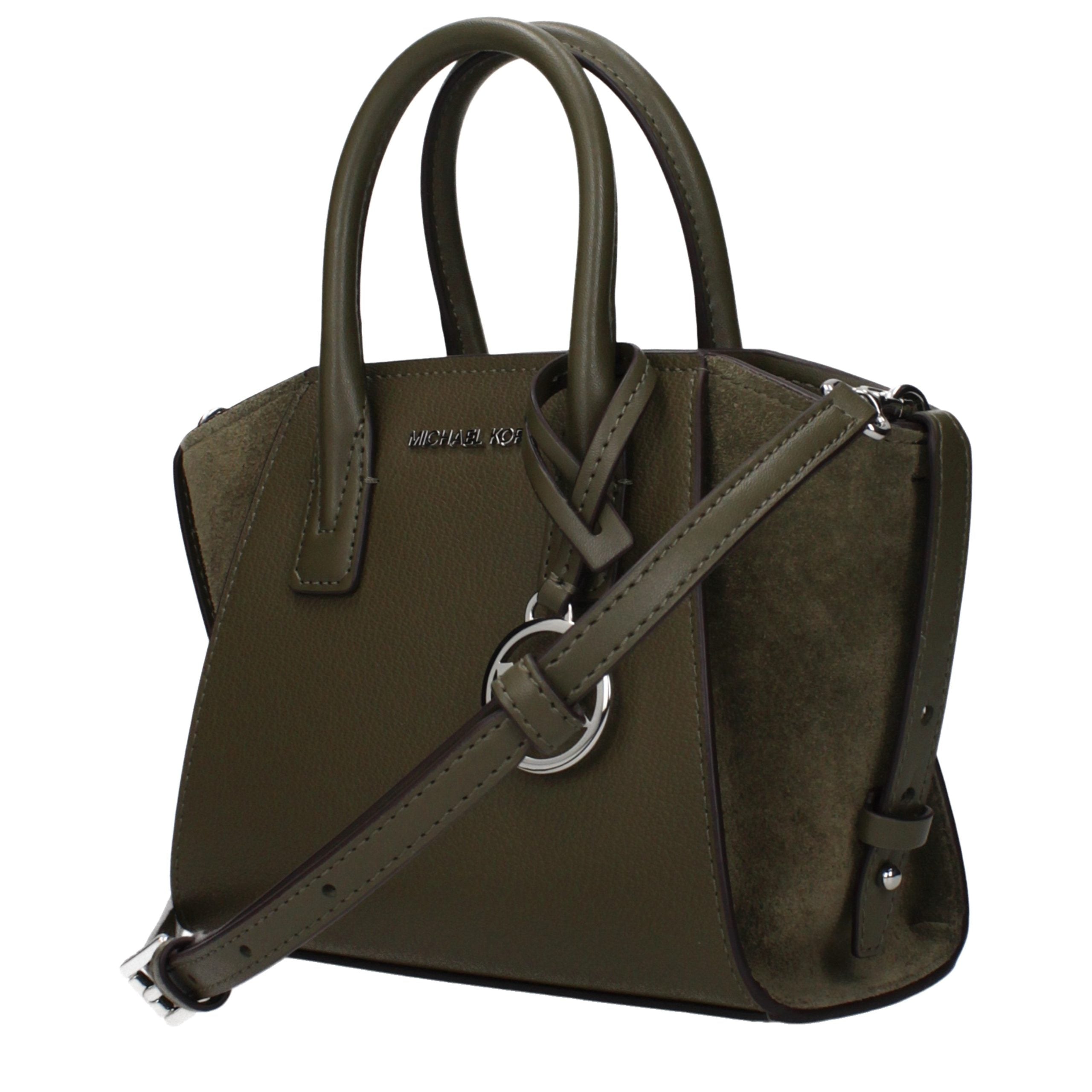 Michael Kors Groene Leren Handtas
