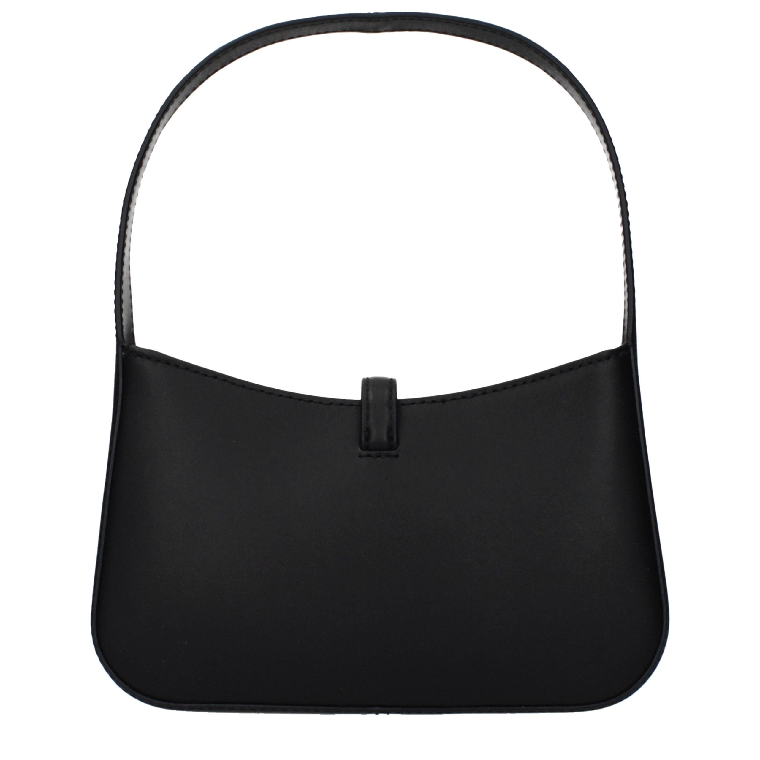 Michael Kors Zwarte Leren Handtas