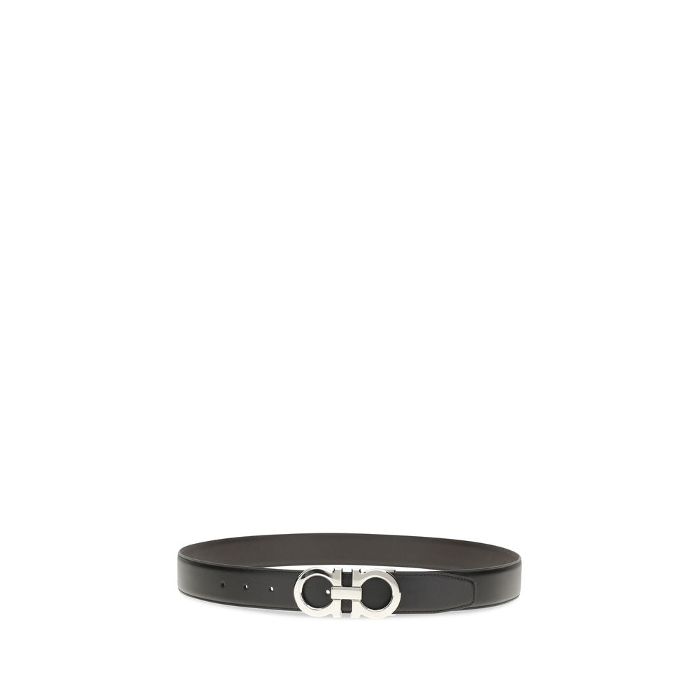 Ferragamo Gürtel aus schwarzem Leder