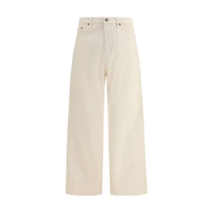Valentino Garavani Beige Cotton Casual Pants