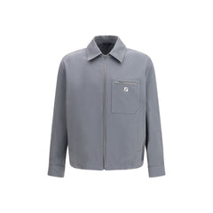 Fendi Grijze Katoenen Shell Jack