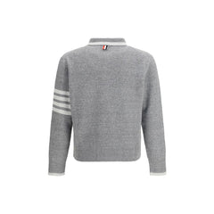 Thom Browne Gray Linen Dress Shirt