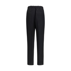 Laneus Schwarze Freizeithose aus Viskose