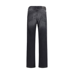 MM6 Zwarte katoenen straight-leg jeans