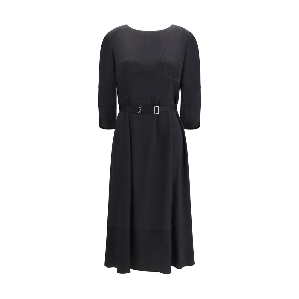 Prada Schwarzes lässiges Kleid aus Azetat