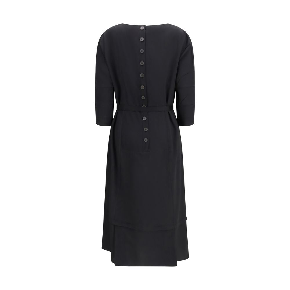 Prada Schwarzes lässiges Kleid aus Azetat