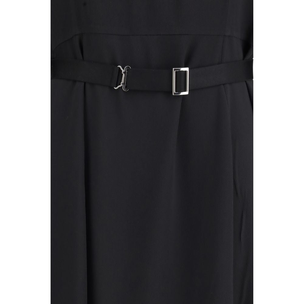 Prada Schwarzes lässiges Kleid aus Azetat