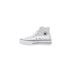 Converse Witte Polyester Plateau Sneakers