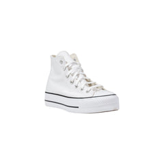 Converse Witte Polyester Plateau Sneakers