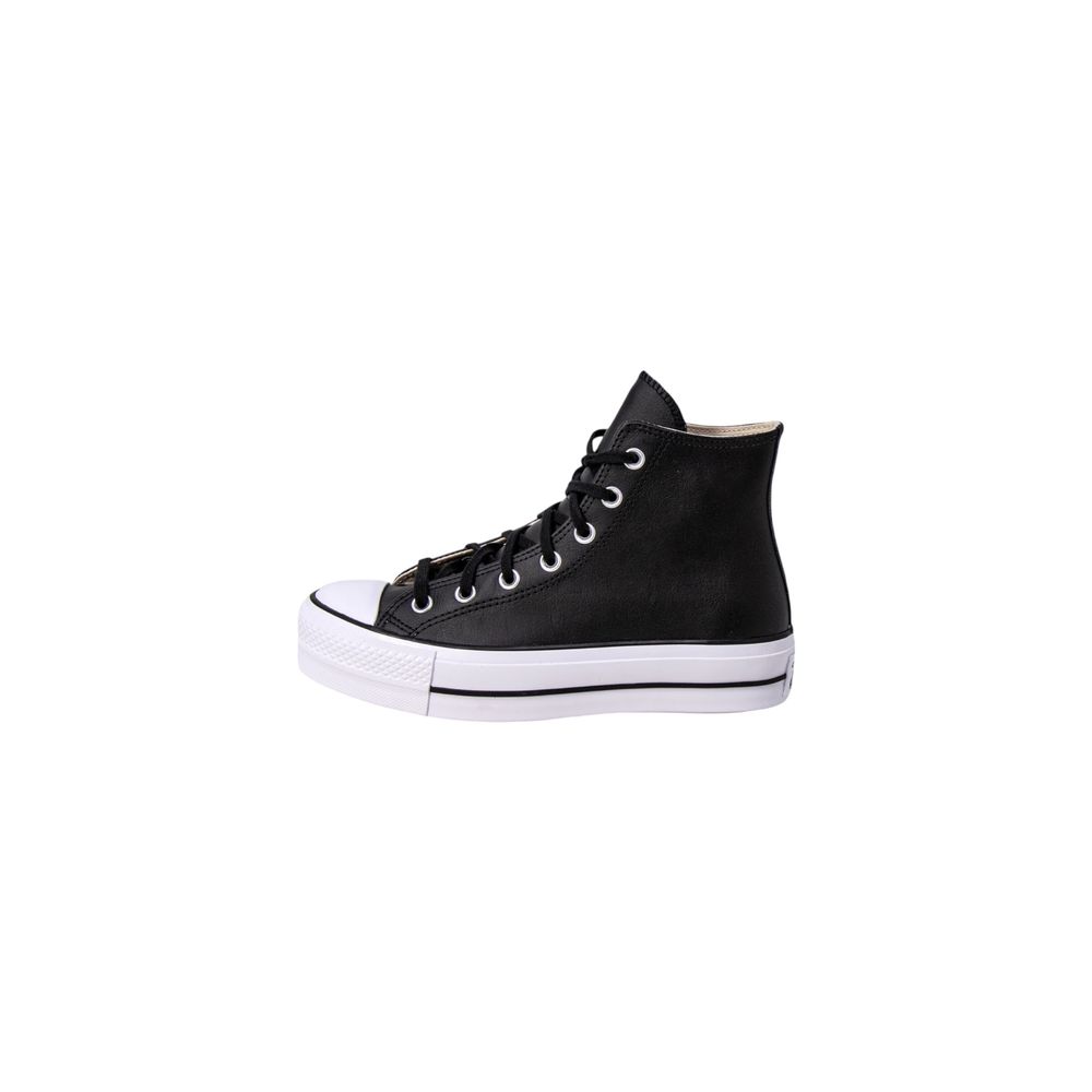 Converse schwarze Polyethylen-Plateau-Sneaker