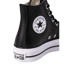 Converse schwarze Polyethylen-Plateau-Sneaker