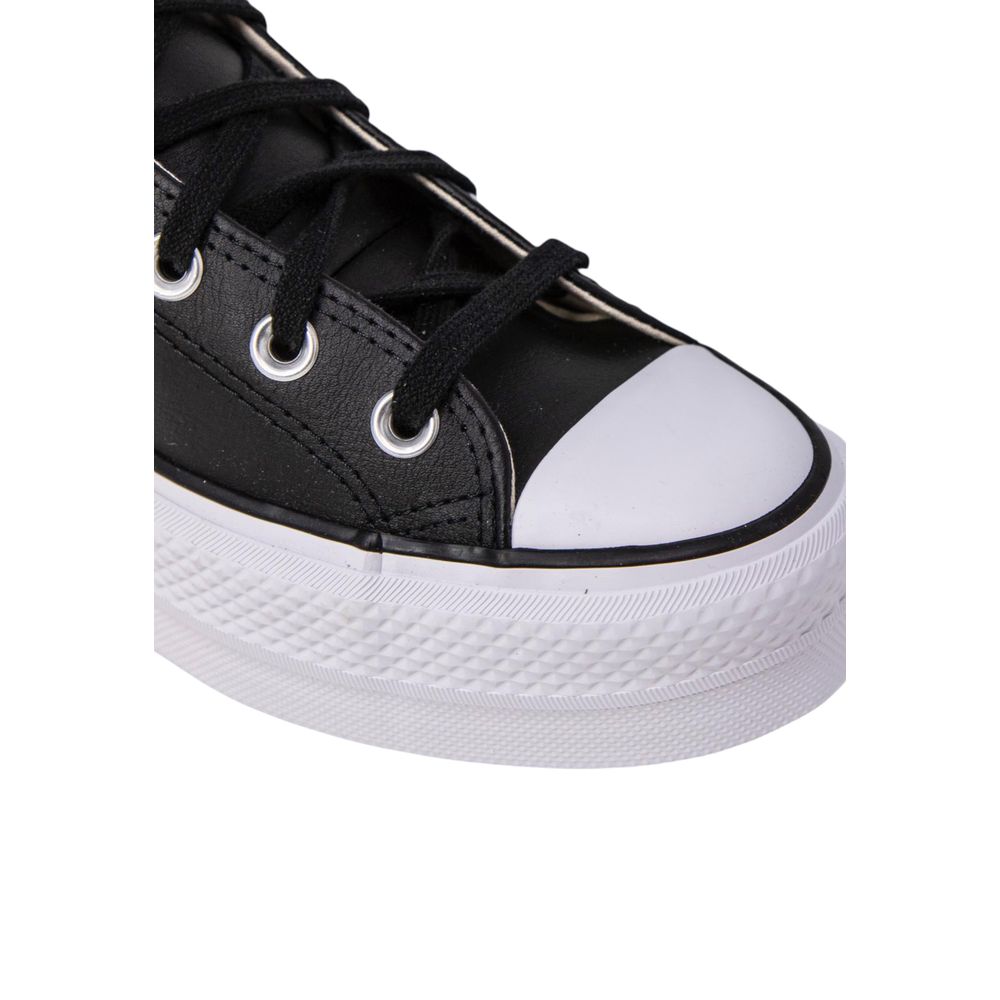 Converse schwarze Polyethylen-Plateau-Sneaker