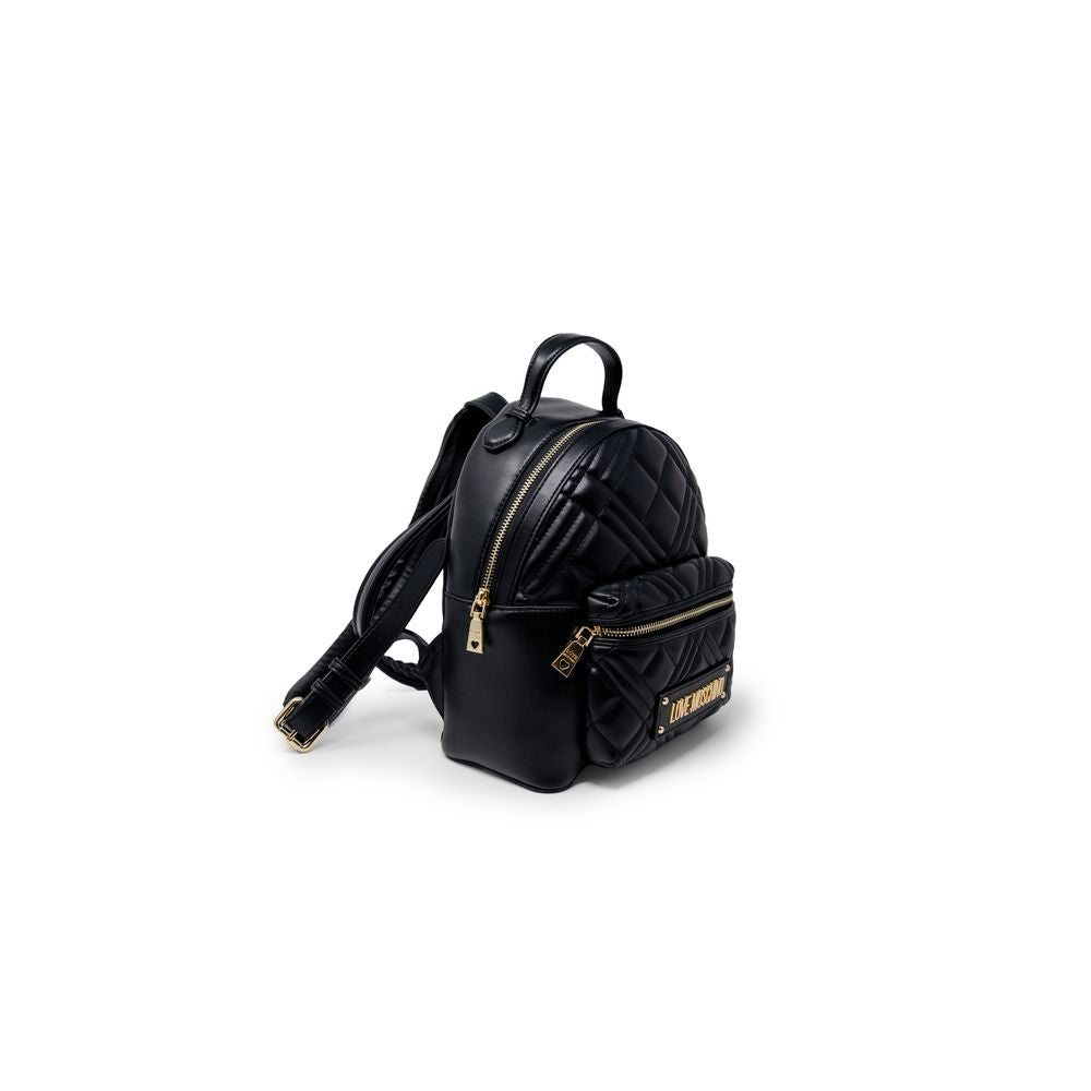 Love Moschino – Schwarzer Polyethylen-Rucksack