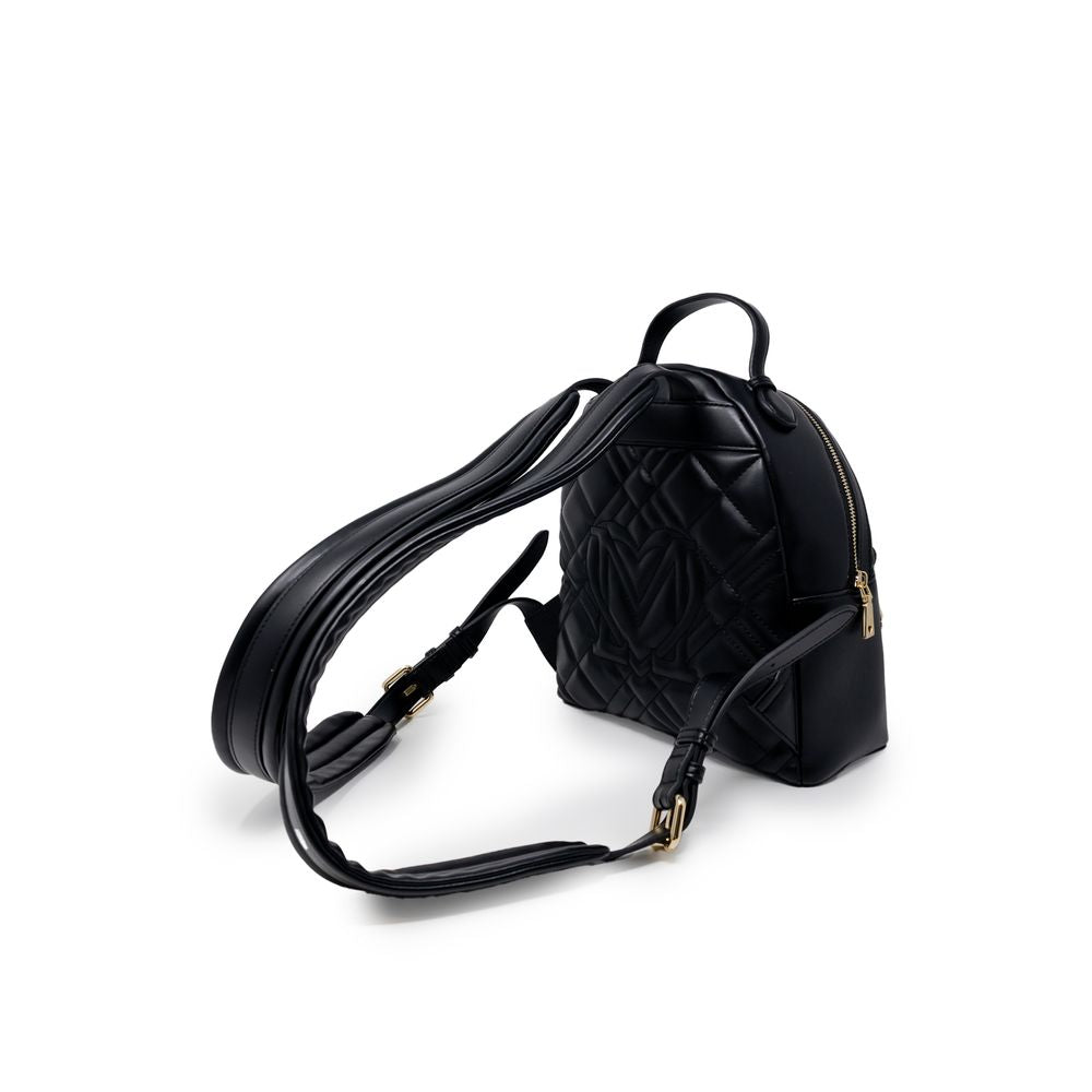 Love Moschino – Schwarzer Polyethylen-Rucksack