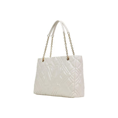 Love Moschino Beige Handtasche aus Polyethylen