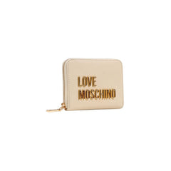Love Moschino – Beige Geldbörse aus Polyethylen